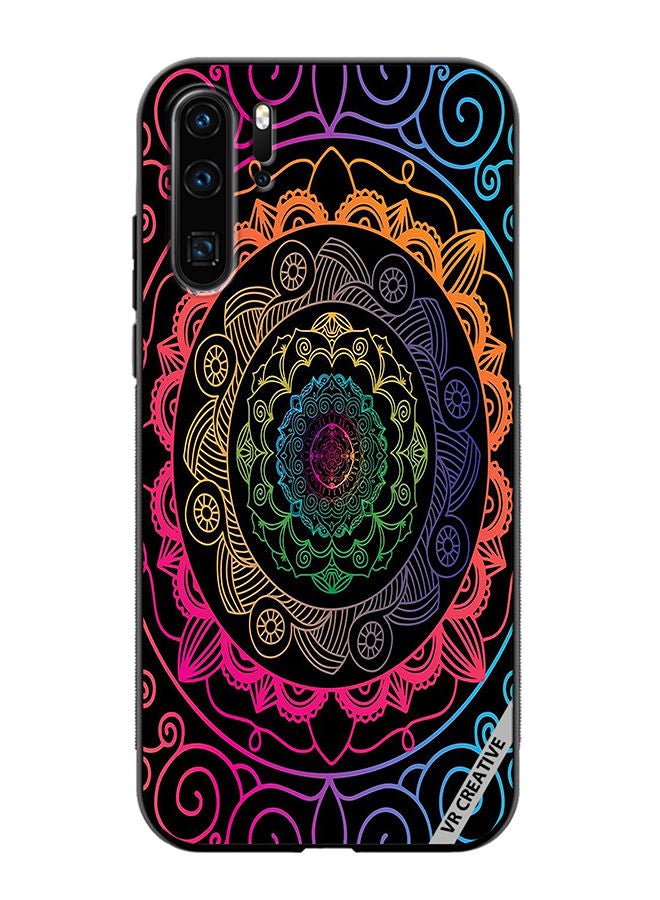 VR CREATIVE Protective Case Cover For Huawei P30 Pro Mandala Design Multicolour - Image 1