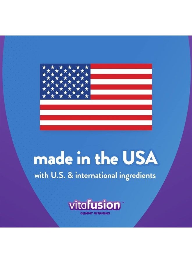 Vitafusion - vitafusion Extra Strength Biotin Gummy Vitamins, Blueberry Flavored, 5,000 mcg Biotin Vitamins, America's Number 1 Gummy Vitamin Brand, 50 Day Supply, 100 Count - Image 1