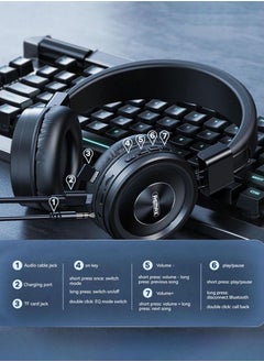 REMAX REMAX Headworn Bluetooth Headphones Wireless Phone Headphones Stereo Bluetooth 5.3  - Image 3