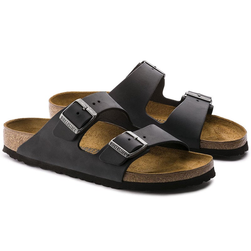 Birkenstock Unisex Arizona Soft Footbed Sandal,Black Birko-Flor,44 M EU - Image 2