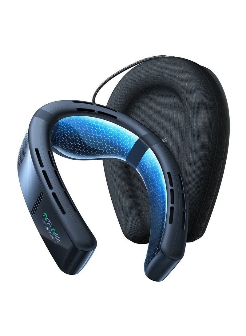 Cyber Coolify Cyber Neck Air Conditioner, Ultimate Immersive Cooling Portable Neck Fan Rechargeable with 6000mAh, Neck Cooler Neck Fans that Blow Cold Air - Image 1