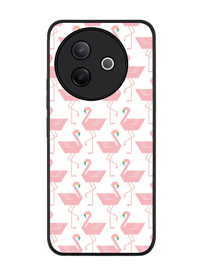 Stylizedd For Vivo Y39 5G / vivo Y300i 5G Case,Slim fit Camera Protection, Shockproof Thin Phone cover  - Feminine Flamingos - Image 1