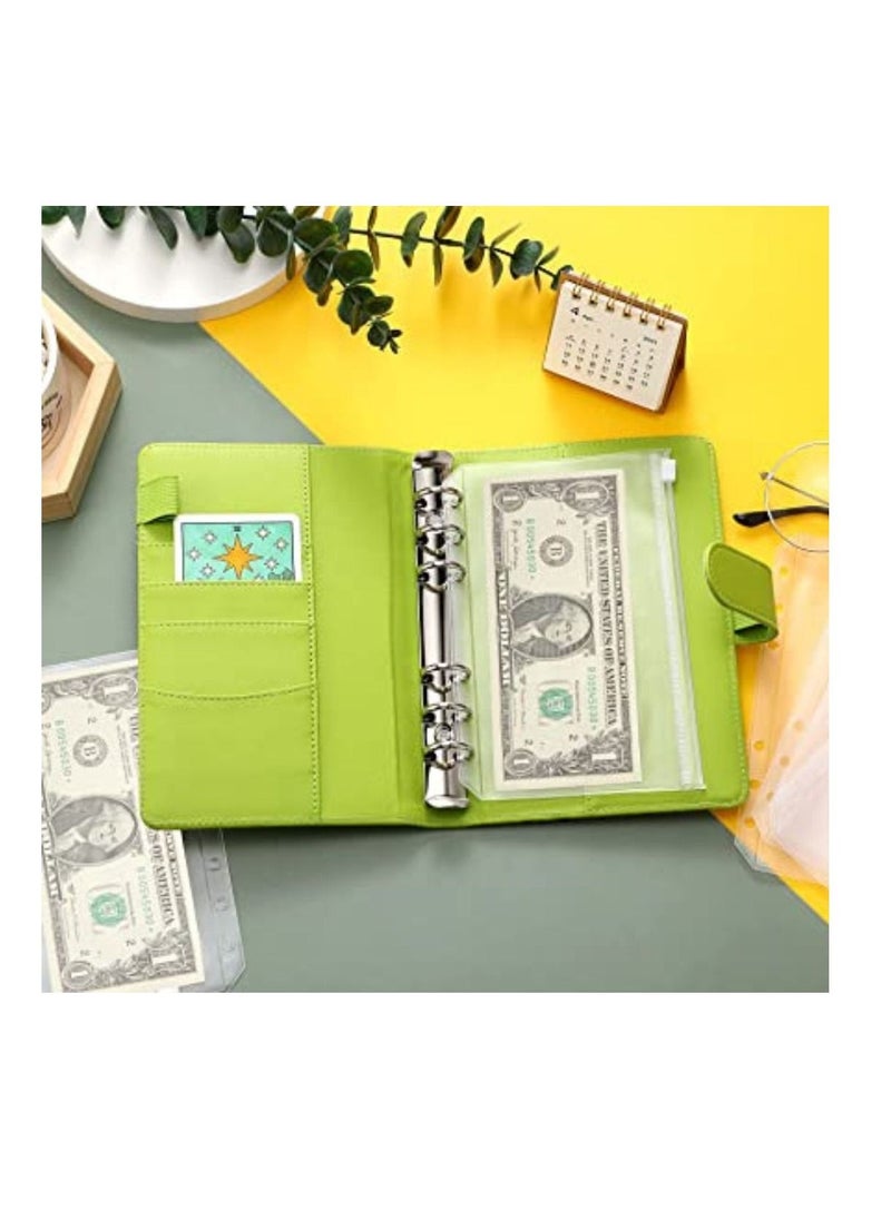 ZHANNEL - Money Binder Budget | Money Organizer Green - Image 1