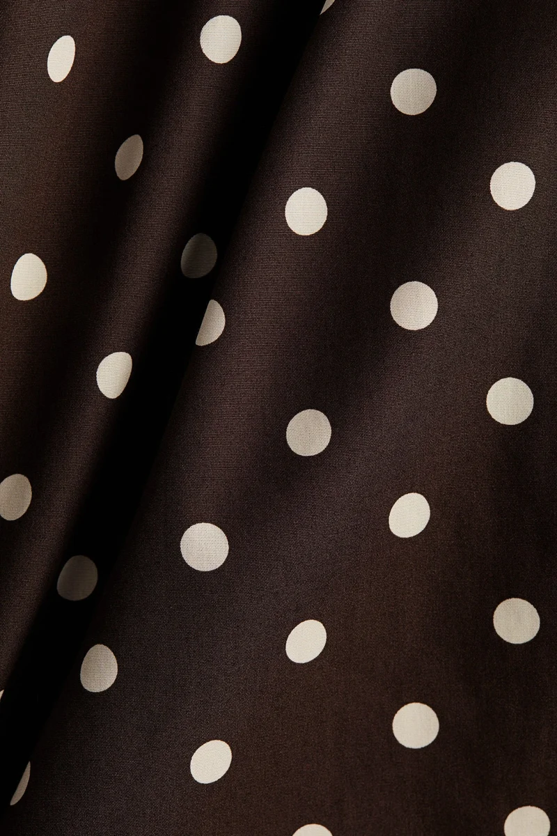 H&M  Smocked cotton poplin dress for Women | Best Price UAE