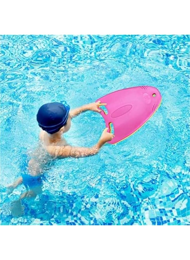 HOOKOR Swimming Kickboard,Lightweight Swim Board,Swimming Float Board for Kids,Swimming Learning Training Aid,with Anti-Slip Smooth Edge and Integrated Hole Handle,for Adults Kids - Image 2
