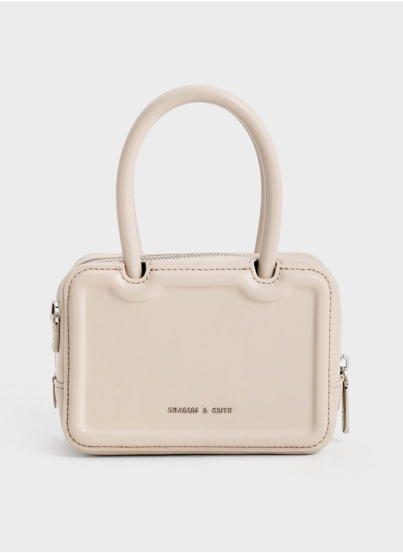 Charles & Keith Charles & Keith Perline Extended Top Handle Bag  - Image 1