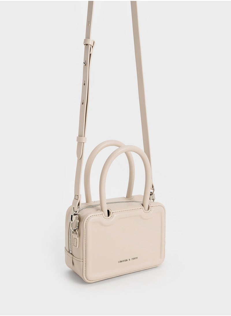 Charles & Keith Charles & Keith Perline Extended Top Handle Bag  - Image 2