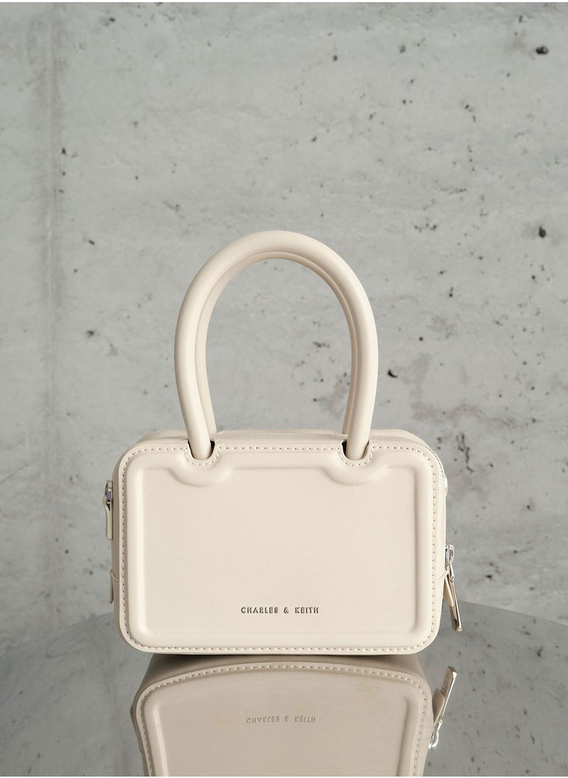 Charles & Keith Charles & Keith Perline Extended Top Handle Bag  - Image 5