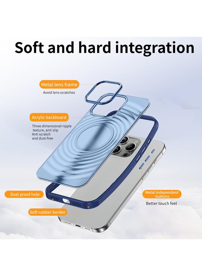 اس-توب جراب لهاتف iPhone 14 Pro مصنوع من جلد الأكريليك المموج - Image 5