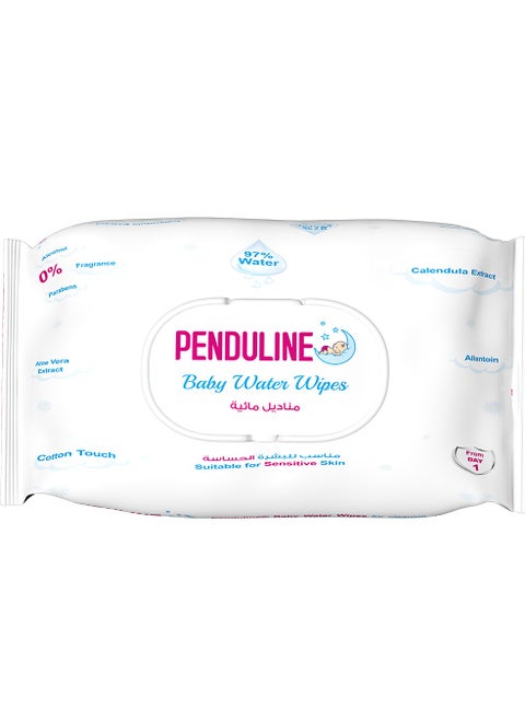 Penduline Baby Wipes With  97% Water | 70pcs | Calendula |Safe for New Born | Sensitivie Skin | Zero Alcohol - Fragrance - Parabens