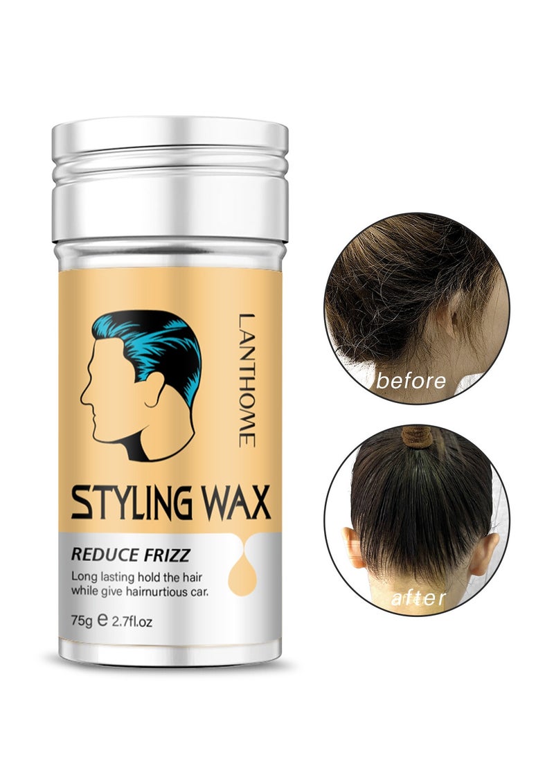 Lanthome styling hair wax men's styling fragrance natural fluffy oil head cream 75g  - Image 1