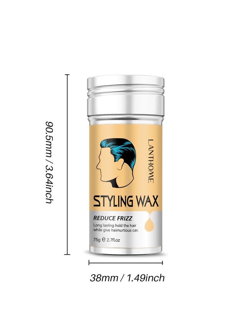 Lanthome styling hair wax men's styling fragrance natural fluffy oil head cream 75g  - Image 4