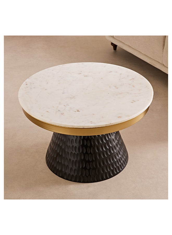 Home Box طاولة قهوة بسطح رخام غاوري 80 × 45 × 80 سم  - Image 2