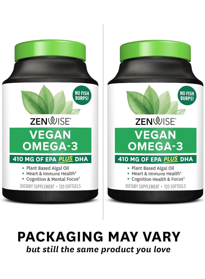 Zenwise Health Vegan Omega-3 With Life'S Omega, 120 Softgels - Image 5