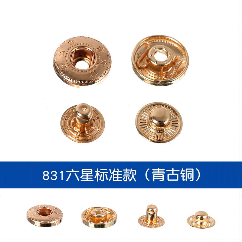 Snap Buttons 15mm No Loosening No Fabric Damage No Fade Long Lasting Fasteners - Image 2