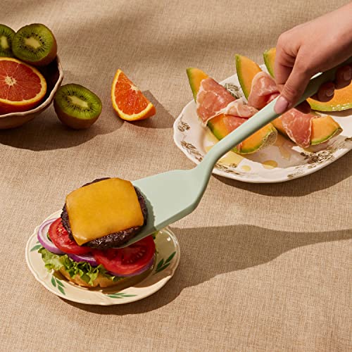 Get It Right GIR: Get It Right Silicone Spatula Turner - 13-Inch Red - Nonstick Heat-Resistant Silicone Cooking Spatula - Pancake Flipper & BBQ Utensil - Flexible Tip & Sturdy Core - Image 4
