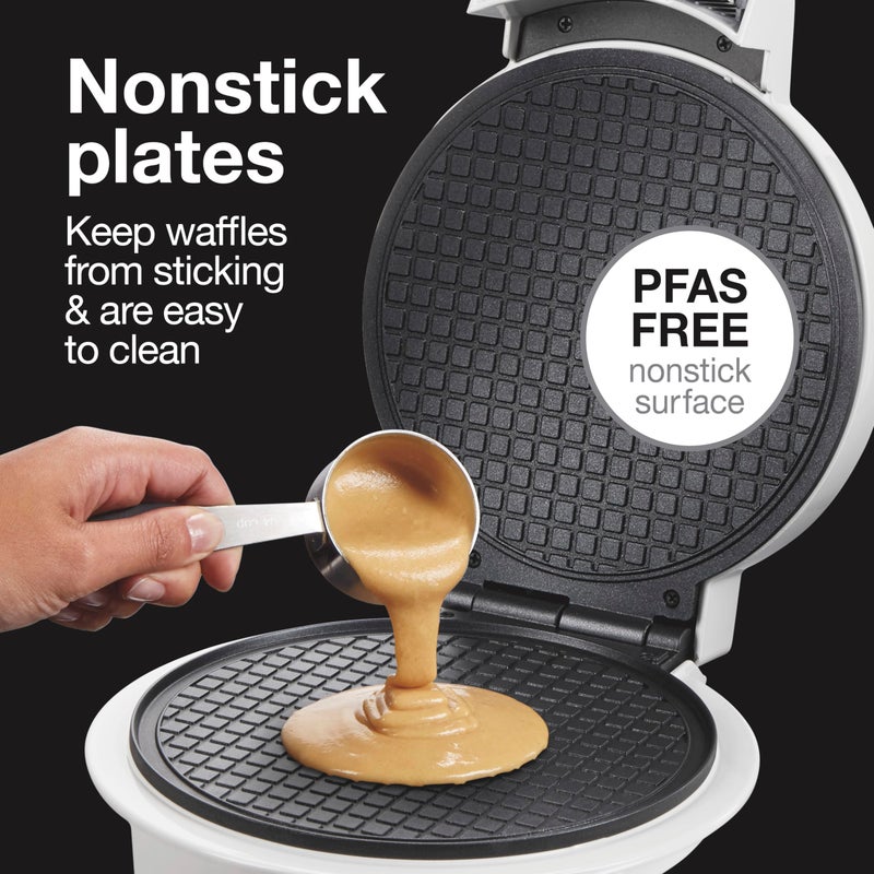 Proctor Silex Waffle Cone and Ice Cream Bowl Maker with Browning Control, Shaper Roller and Cup Press, 7.5” Nonstick Plates, White (26410) - Image 5