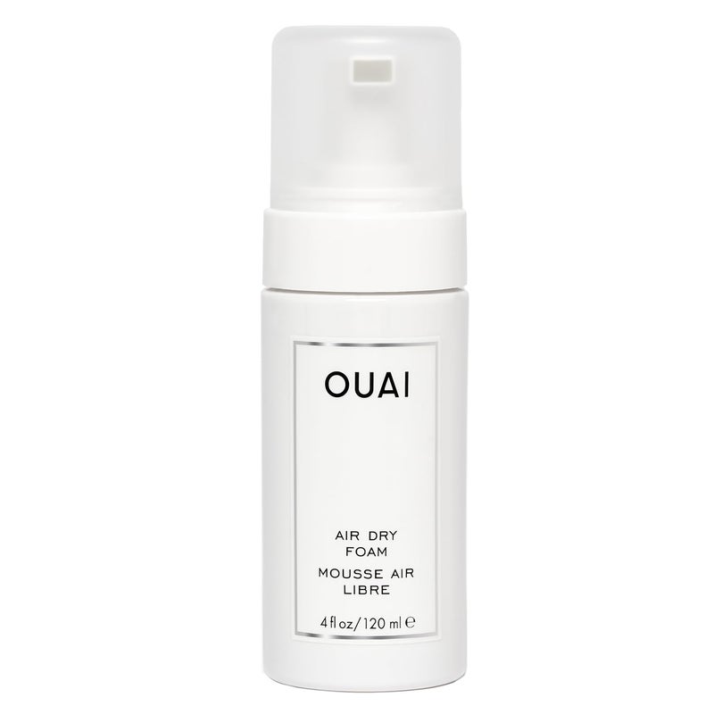 OUAI Air Dry Foam - Hair Mousse for Curly Hair & Beach Waves - Conditioning & Detangling With Kale and Carrot Extract - Paraben, Phthalate and Sulfate Free (4 Oz) - Image 1
