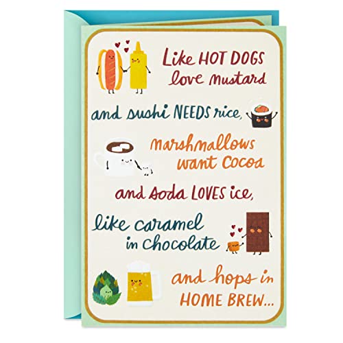 Hallmark Anniversary Card for Husband, Wife, Boyfriend, Girlfriend (Go Together) - Image 1