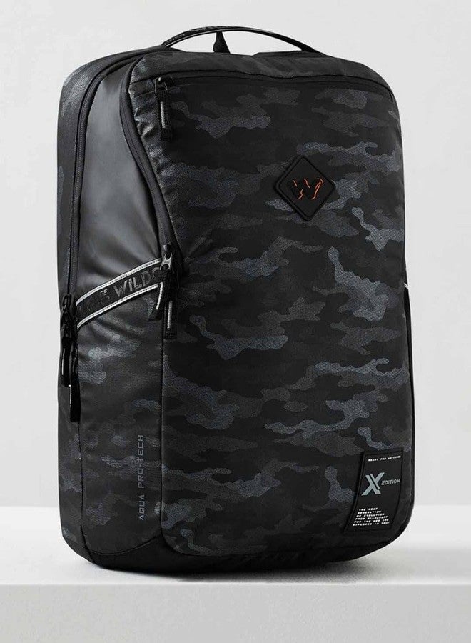 Wildcraft Seeker 4 Compartment Laptop Backpack 23 L - Black Metallic (13244) - Image 3