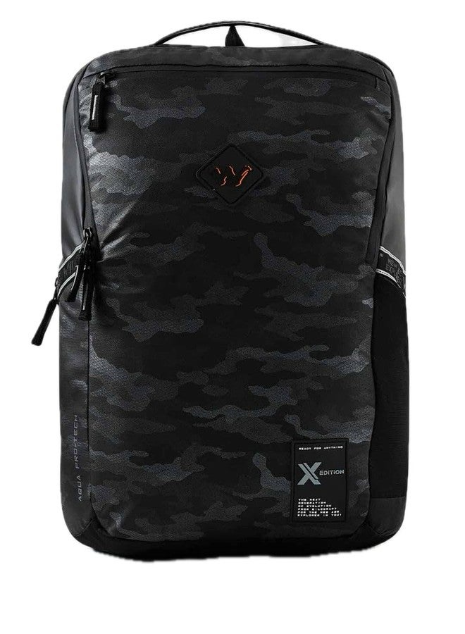 Wildcraft Seeker 4 Compartment Laptop Backpack 23 L - Black Metallic (13244) - Image 1
