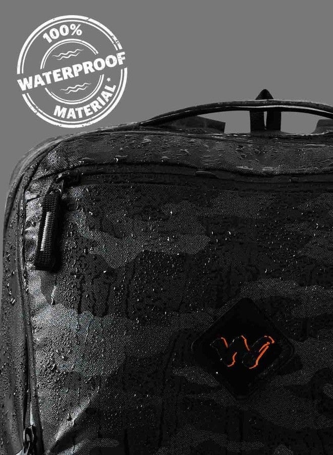 Wildcraft Seeker 4 Compartment Laptop Backpack 23 L - Black Metallic (13244) - Image 4