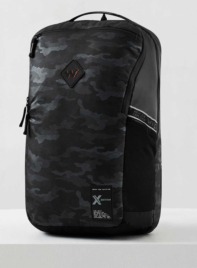 Wildcraft Seeker 4 Compartment Laptop Backpack 23 L - Black Metallic (13244) - Image 2