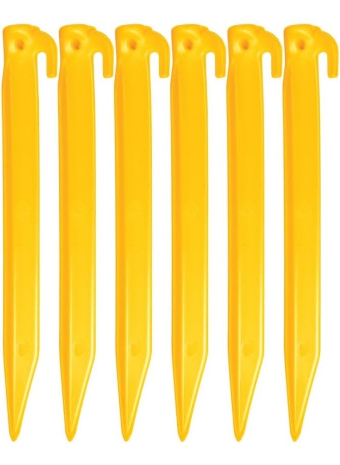 أوزتريل وتد خيمة بلاستيك ABS مقاس 23 سم، عبوة من 6 قطع - Image 2