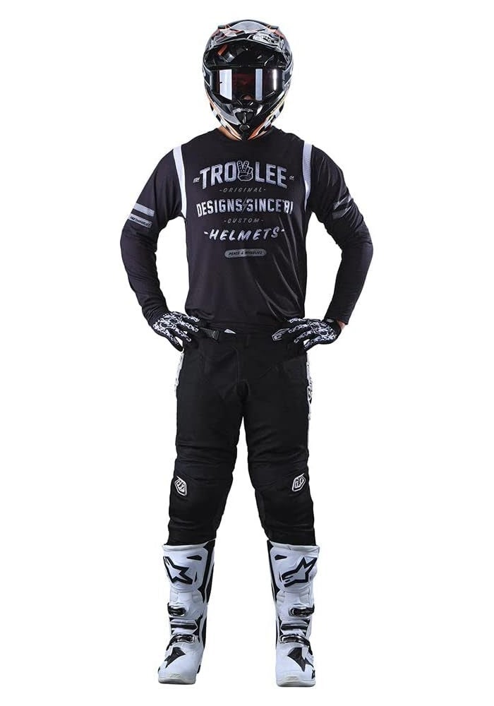 TLD Troy Lee Designs Men's GP Air Roll Out Motocross Jersey - Black - Image 2