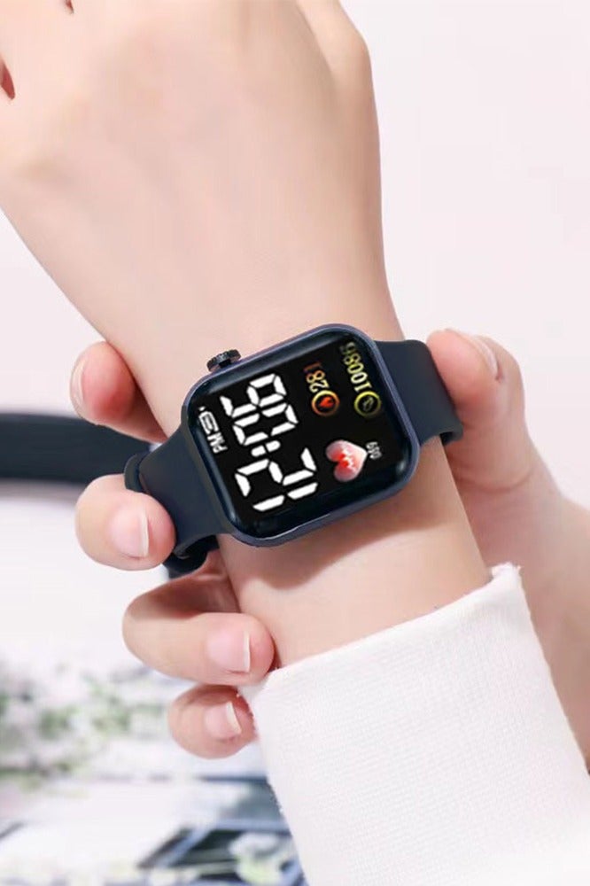 سوار ساعة ذكية HD 2.19 شاشة ملونة كبيرة عداد الخطوات مراقب معدل ضربات القلب الترفيه الاجتماعي بلوتوث تذكير ذكي الرياضة