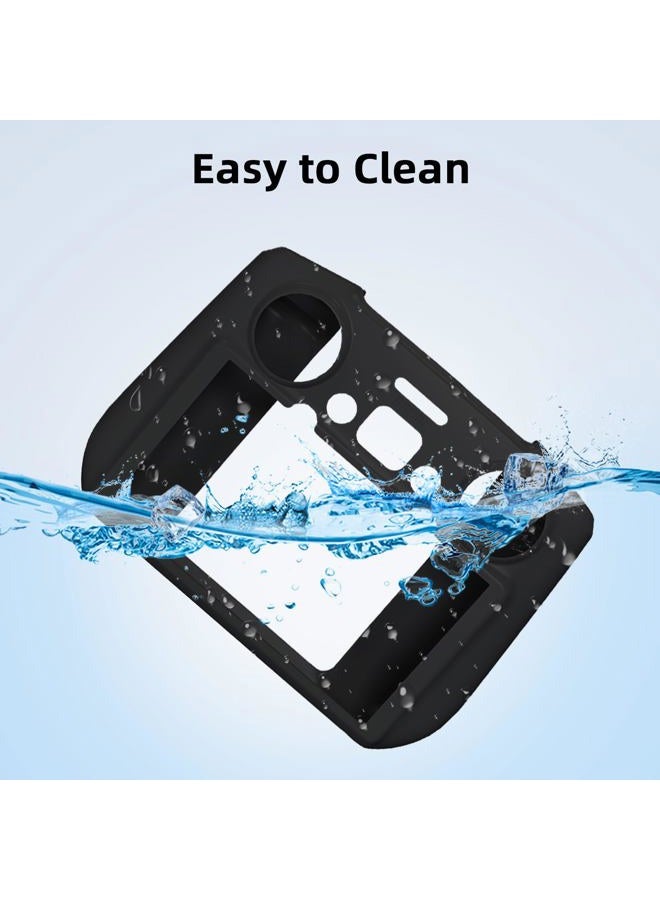 BRDRC Air 3S Silicone Cover Case Sleeve for DJI RC 2,Protective Cover Compatible with DJI Neo Mini 4 Pro Air 3 Flip Fly More Combo Controller Accessories (Black) - Image 5