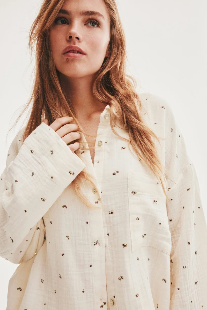 H&M Cotton muslin pyjamas