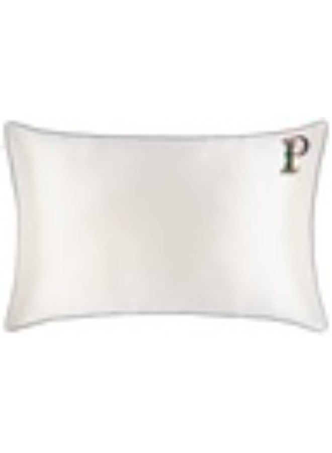 Slip slip pure silk initial collection queen pillowcase - white P 1 piece - Image 1
