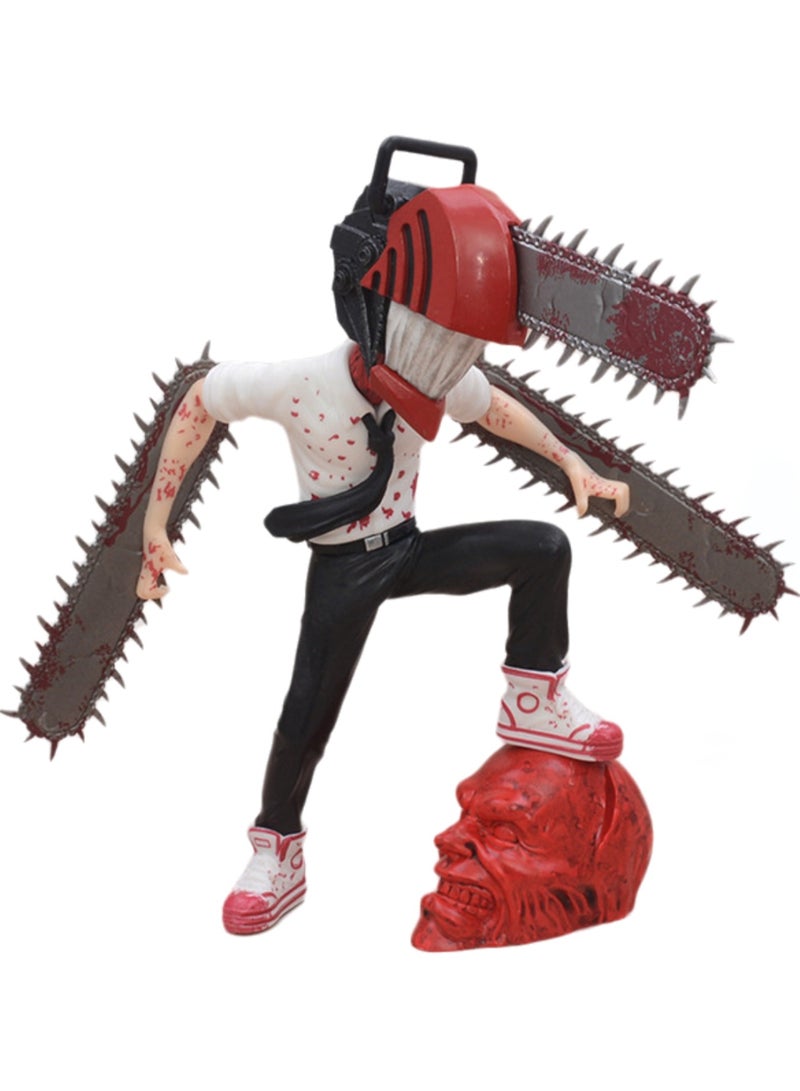 Boxed Combat Edition Chainsaw Man Denci Hand-made Model Ornaments