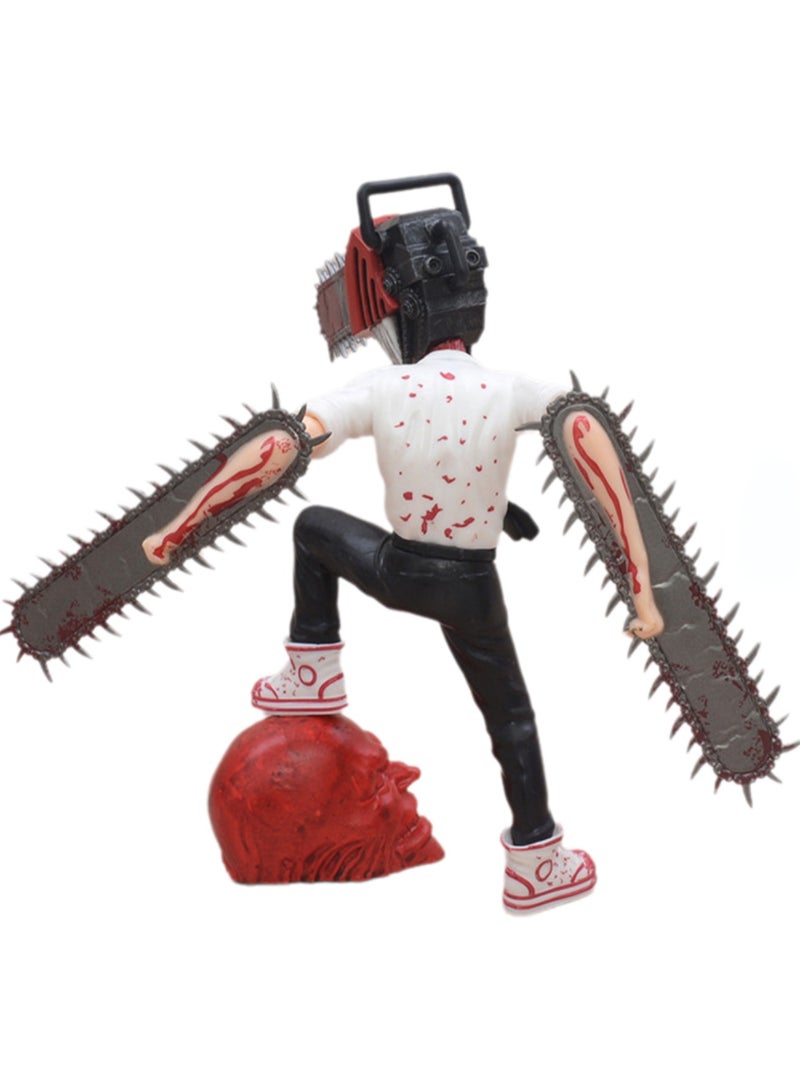 Boxed Combat Edition Chainsaw Man Denci Hand-made Model Ornaments