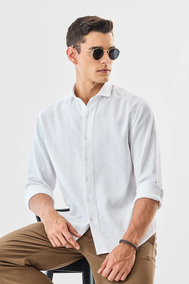 SNITCH Textured Regular Fit Shirt