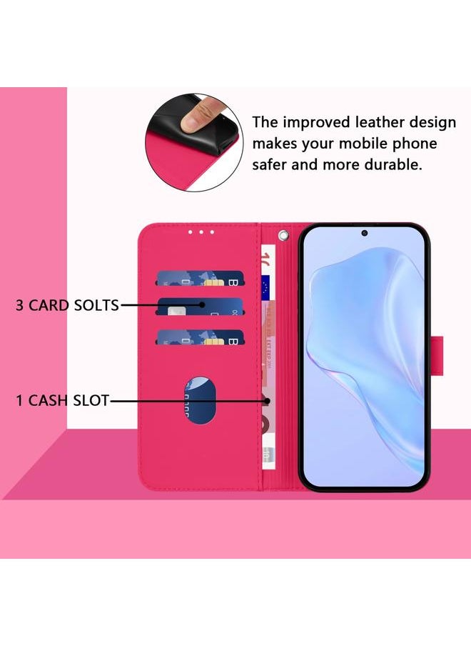 جرين تايجر - جراب لهاتف Boost MobIle Celero 5G SC مصنوع من الجلد بلون سادة مع حبل تعليق - Image 1