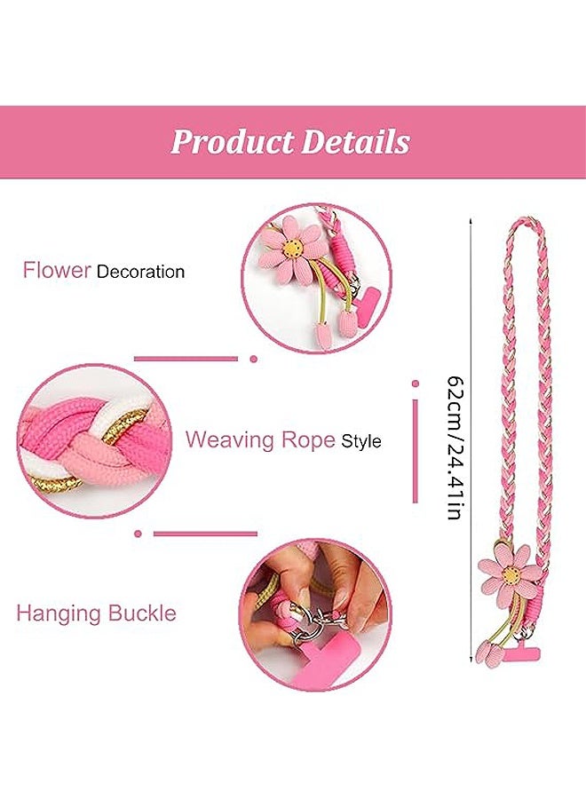 Photon Phone Lanyard, acdiac Portable Flower Phone Lanyard, Adjustable Neck Strap for iPhone, Android & More - Image 2