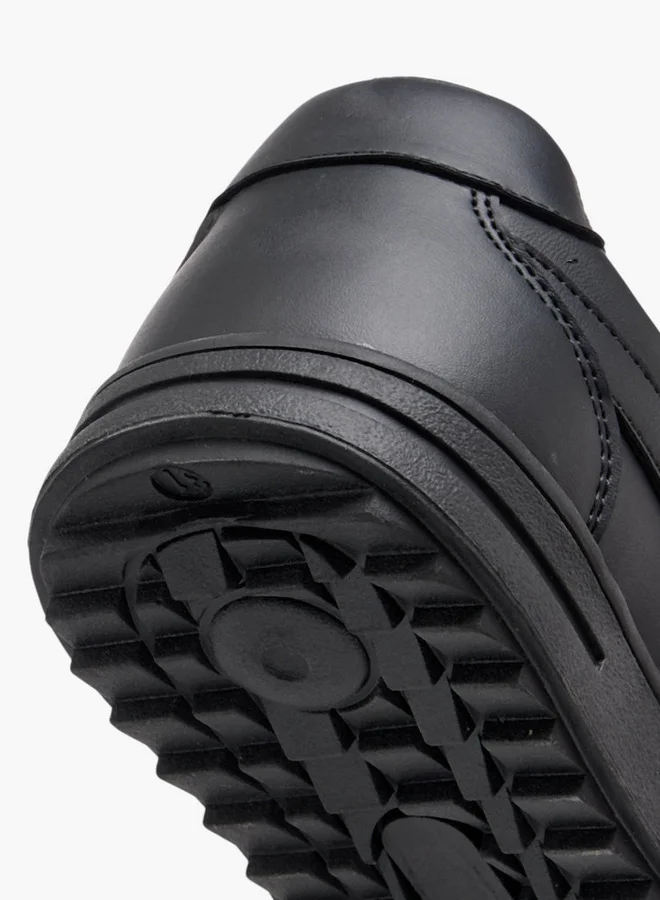 LBL by Shoexpress Boys Panelled School Shoes with Hook and Loop Closure