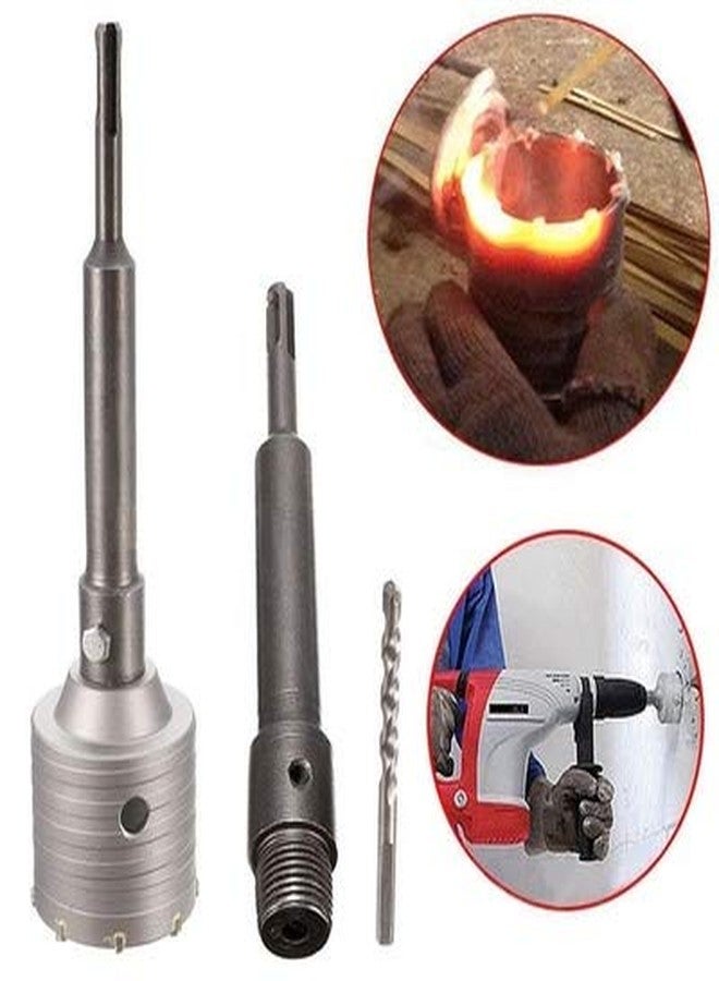 KROST TOOLSCENTRE SDS Shank Concrete 200mm Rod for Holesaw for Brick Cement Stone (Rod 200mm, Grey) - Image 3
