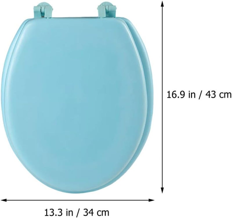 PRETYZOOM Thickened Eva Toilet Seat Cover Soft Foam Cushion Standard Bathroom Toilet Seat Lid Replacement -shape for Home Washroom - Image 2