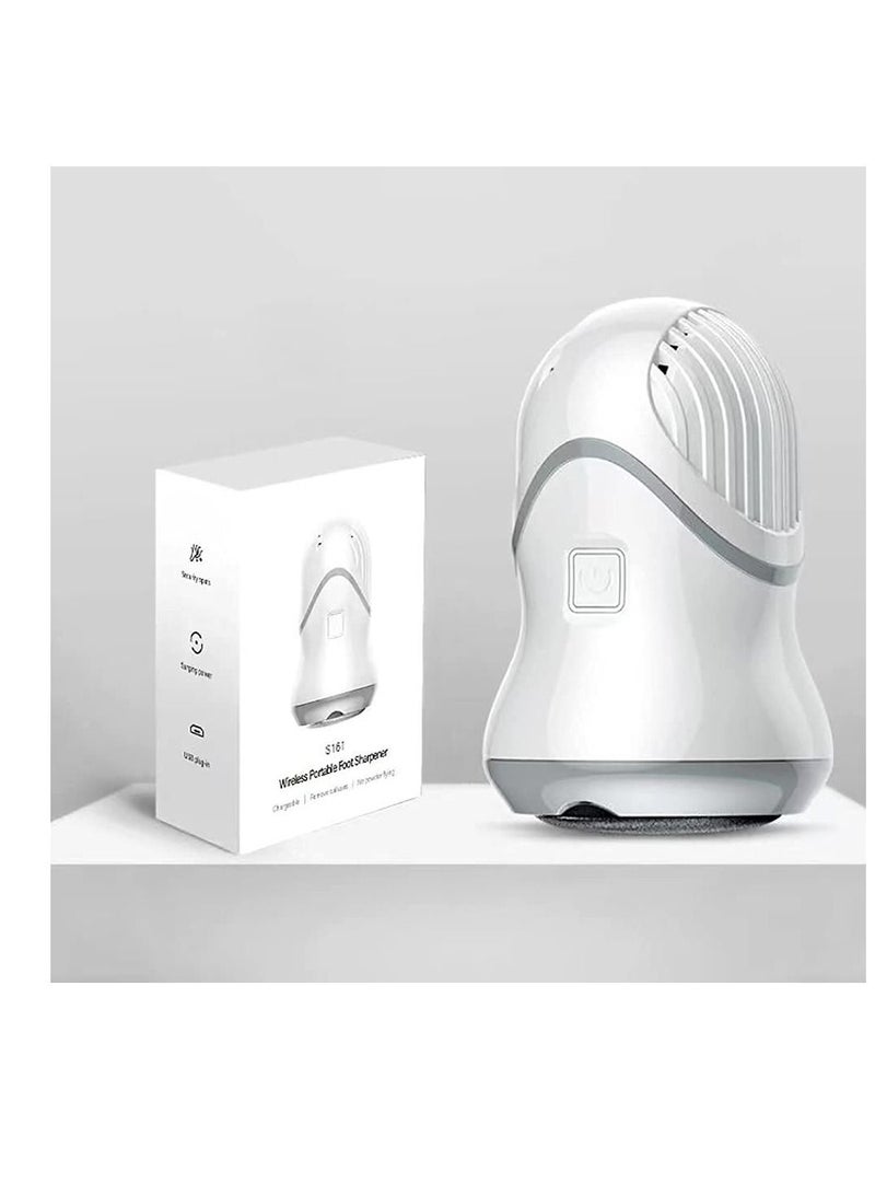 Y&D Foot FileMess-Free Exfoliation Electric Callus RemoverTouch Flawless Rechargeable ScrubberWashable Electronic Waterproof CallusBuilt-in Vacuum Removes Portable  - Image 5