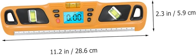 مسطرة المستوى المصغرة مع الإضاءة الخلفية والصوت التوجيهي أداة محاذاة الإطار عالية الدقة - Image 3
