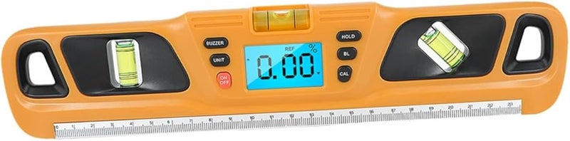 مسطرة المستوى المصغرة مع الإضاءة الخلفية والصوت التوجيهي أداة محاذاة الإطار عالية الدقة - Image 1