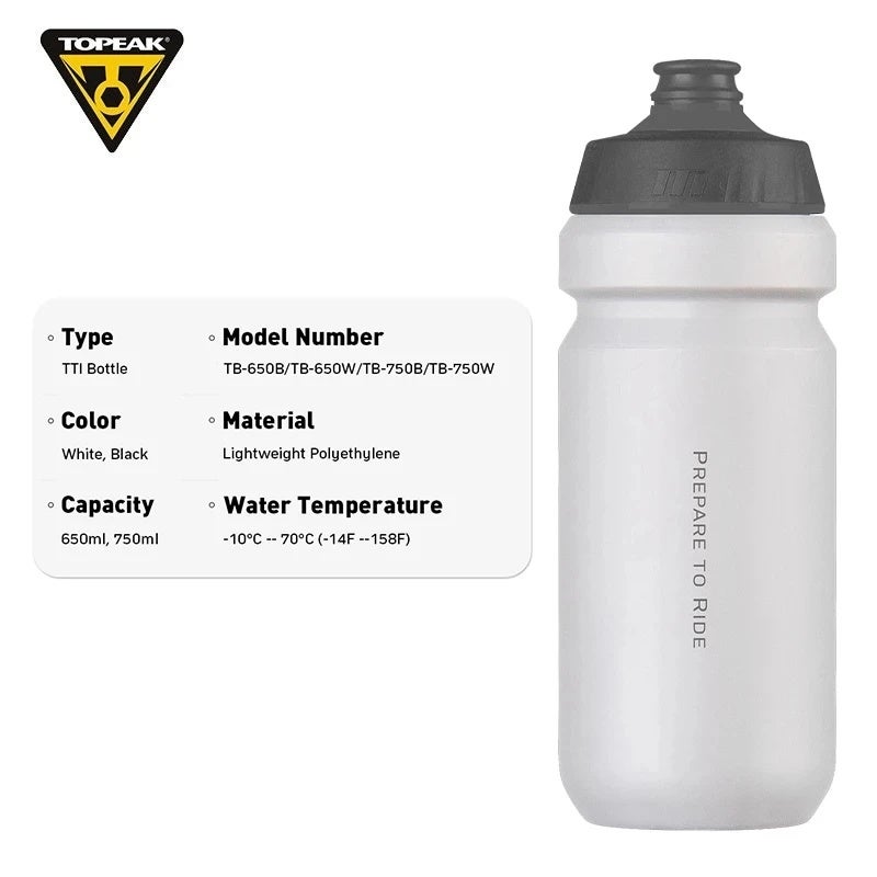 Topeak 650-750ML Bicycle Water Bottle Leak-proof Squeezable MTB Road Ultralight Cycling Bottle Outdoor Sports Kettle Scalable - Image 2