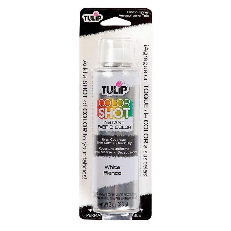 Tulip ColorShot Instant Fabric Spray Color 3oz. White - Image 2