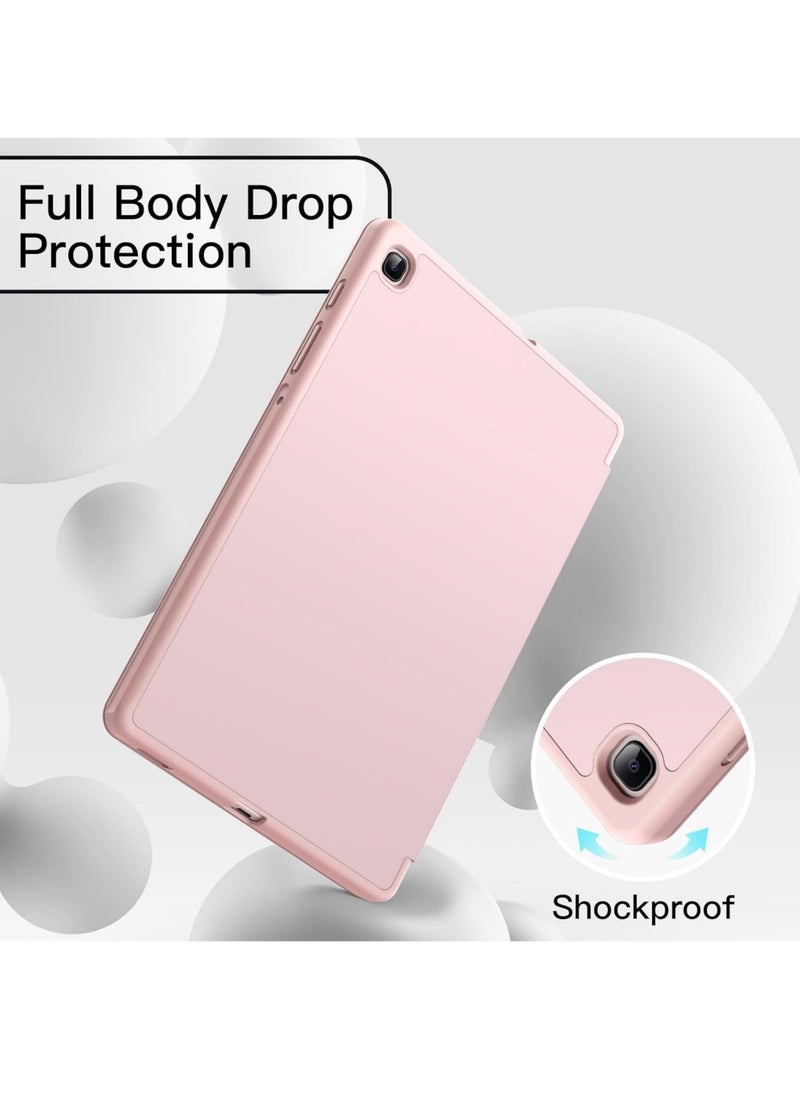 Rock Pow - Case for Samsung Galaxy Tab S6 Lite 10.4-Inch 2024/2022/2020 with S Pen Holder Slim Tablet Cover with Soft TPU Back Auto Wake/Sleep - Image 1