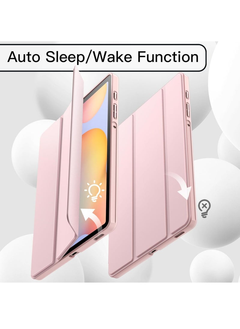 Rock Pow - Case for Samsung Galaxy Tab S6 Lite 10.4-Inch 2024/2022/2020 with S Pen Holder Slim Tablet Cover with Soft TPU Back Auto Wake/Sleep - Image 1