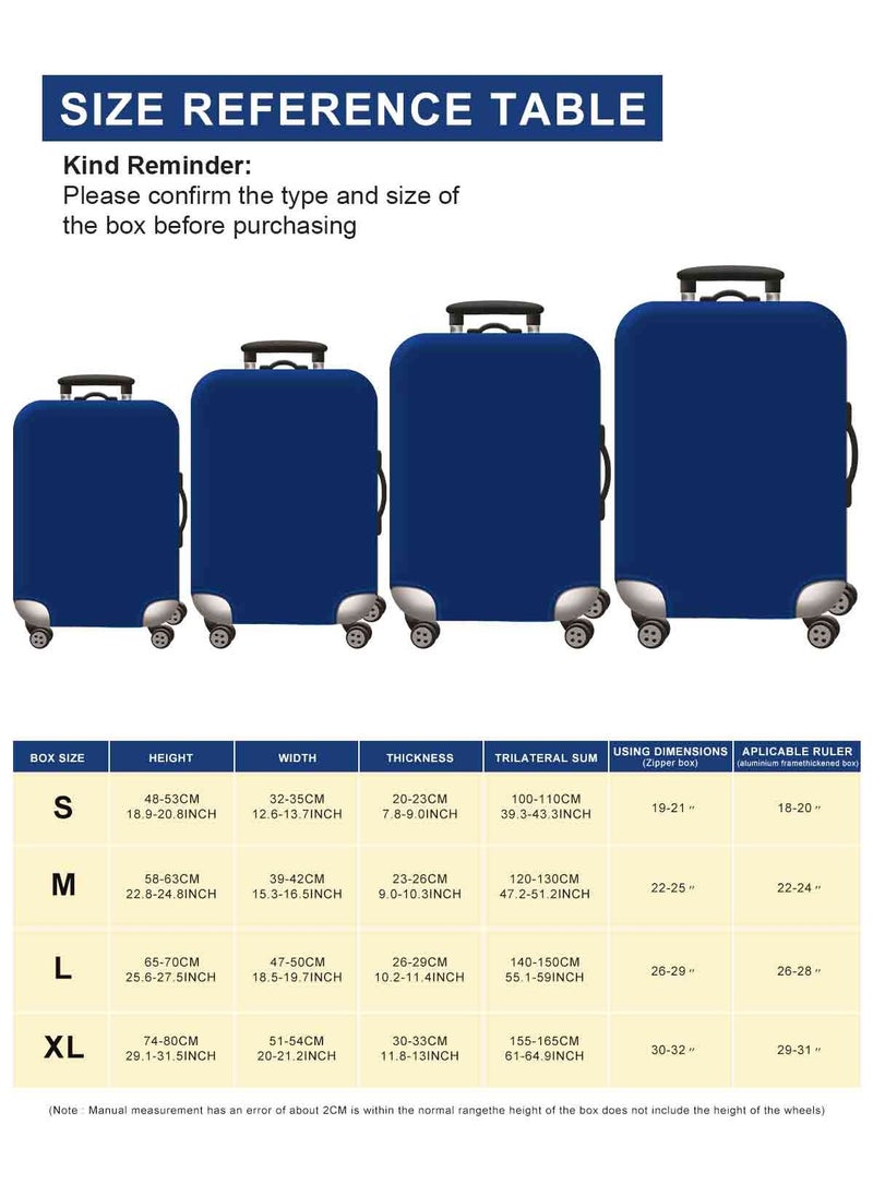 URbazaar Elastic Travel Luggage Cover Travel Suitcase Protective Cover for Trunk Case Apply to 18-30 inch luggage Suitcase Cover  - Image 3