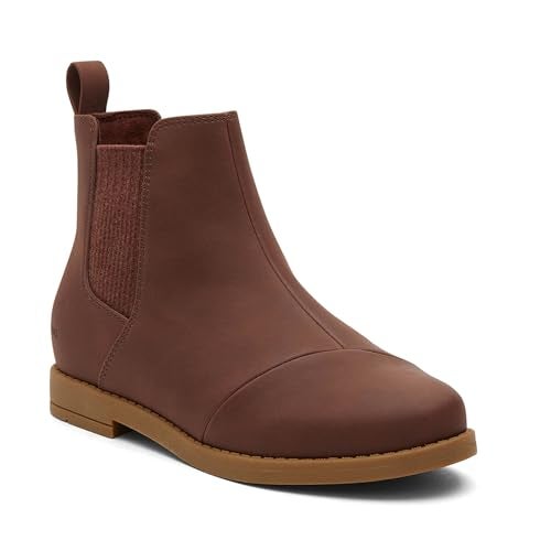 TOMS Girls Charlie Fashion Boot, Chestnut PU Nubuck, 6 Big Kid - Image 2